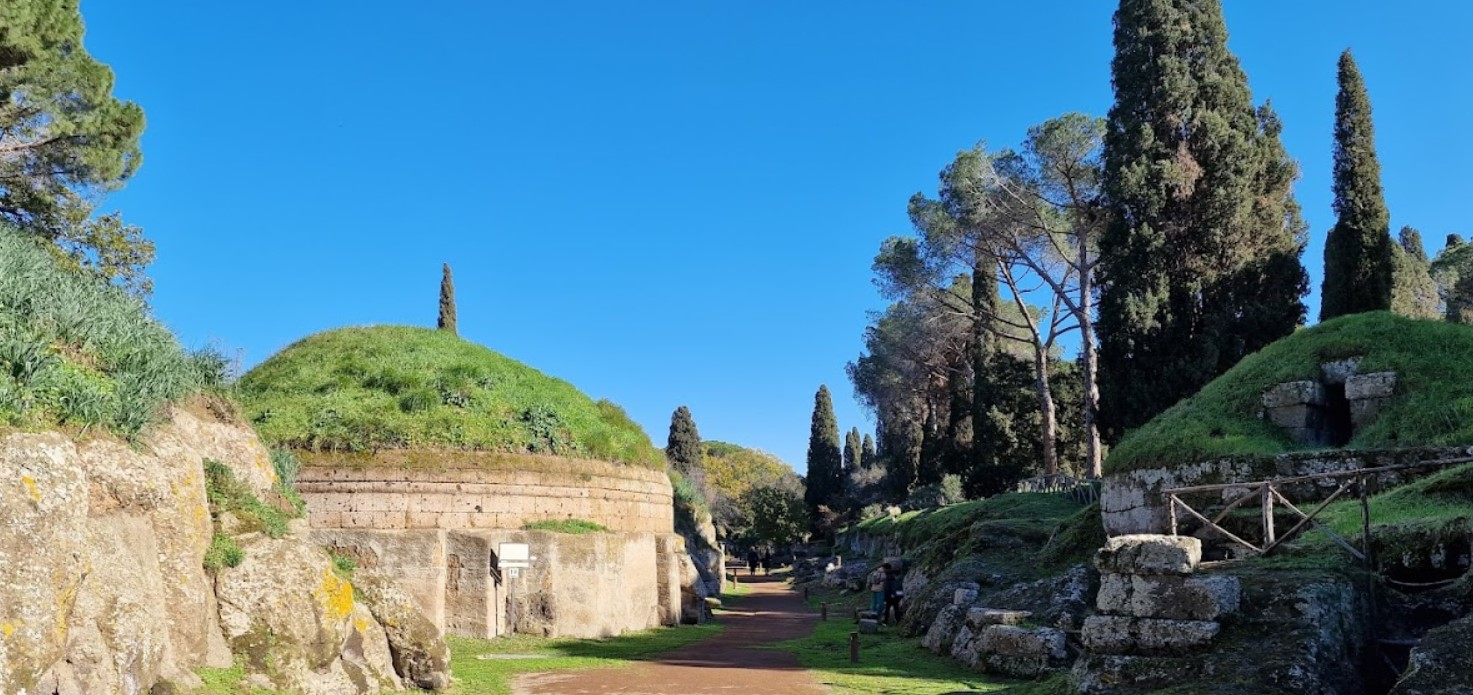 A view of Banditaccia necropolis, Cerveteri (Caere)