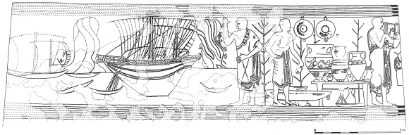 Etruscan tombs, Tarquinia (Tomb of the Boat)