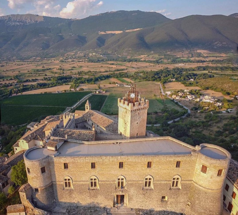 View of Capestrano and its castle
