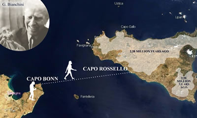 The first australopithecus found in Europe