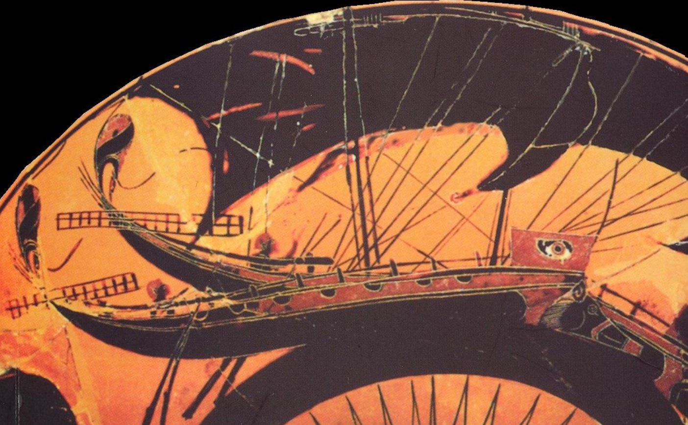 The naval Battle of Cumae 474 BCE