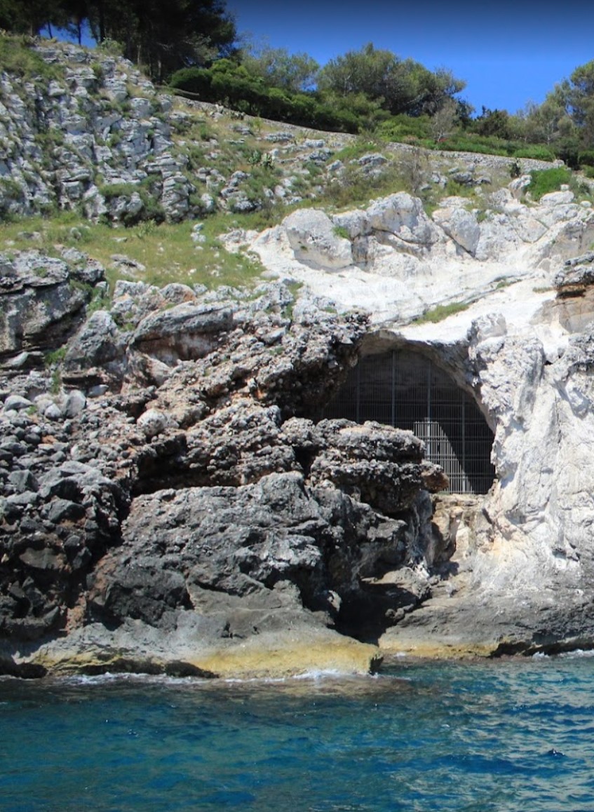 Entrance of the Romanelli Cave