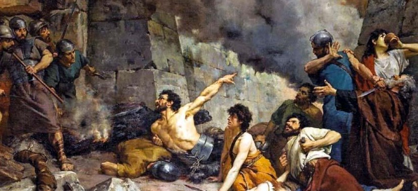 The end of Numantia by Alejo Vera y Estaca , 1880 (Diputacion Provincial de Soria)