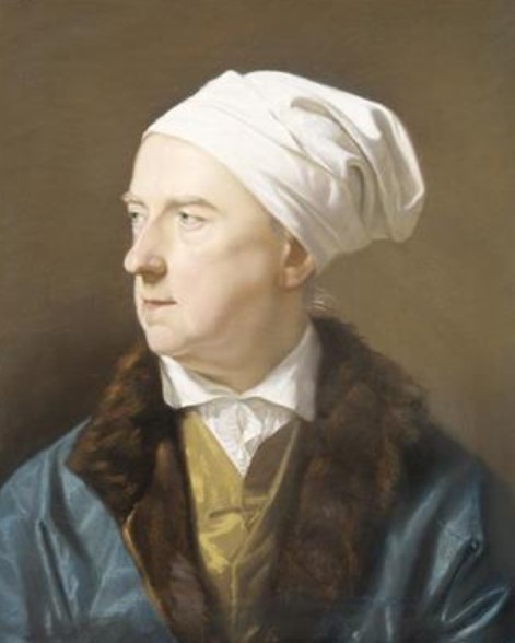 Pastel portrait of Gavin Hamilton (detail) by Archibald Skirving, 1788